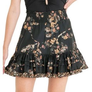 SUPER NATURAL By SECRET MISSION CAPE TOWN BLEEKER FLORAL SKIRT